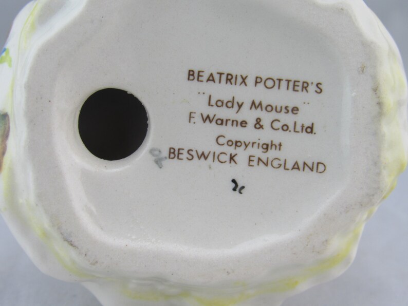 beswick beatrix potter figurines backstamps