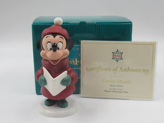 WDCC caroler Minnie Minnie Mouse From Disney's Pluto's Christmas