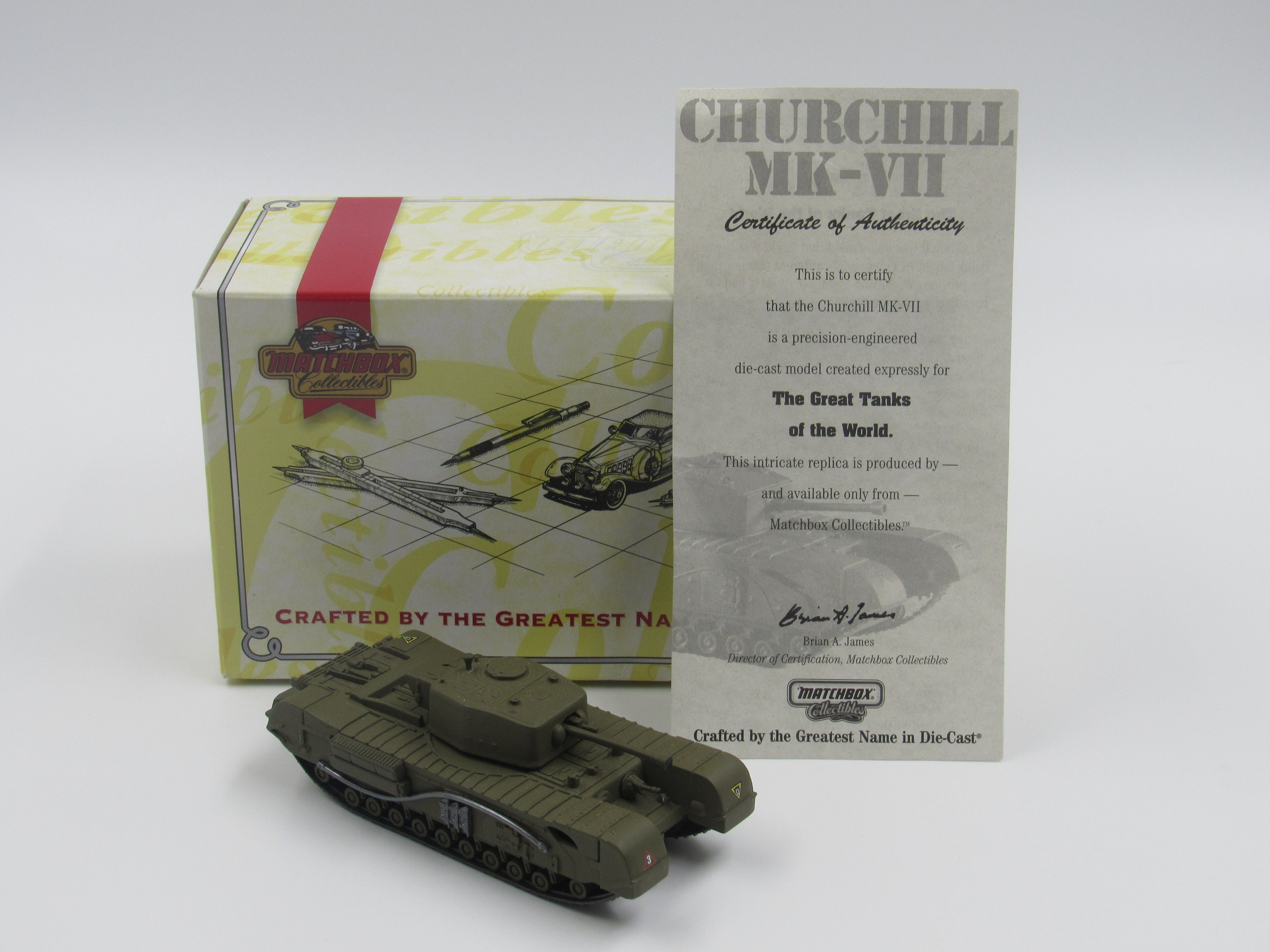 Matchbox Collectibles Dinky Tanks of the World Churchill MK VII