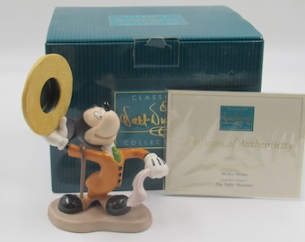 WDCC Disney Musse Pigg-figur "En perfekt gentleman" med ask och äkthetsintyg