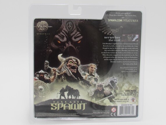 Mcfarlane Dark Ages Spawn the Viking Age Berserker the Troll