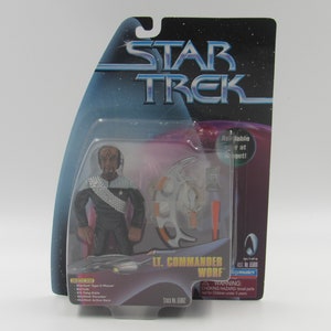 Star Trek Lt. Commander Worf Galactic Gear Action Figure Playmates 1999 Target