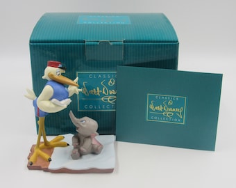 WDCC &quot;Bundle of Joy&quot; Messenger Stork and Dumbo from Disney&#39;s Dumbo Box with COA