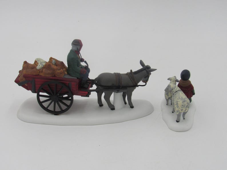 Department 56 Dickens' Village Bringing Fleeces To The Mill - Thumbnail 2