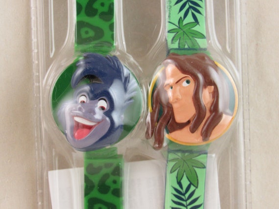 Vintage Disney Tarzan & Turk Digital Kids Watch Interchangeable