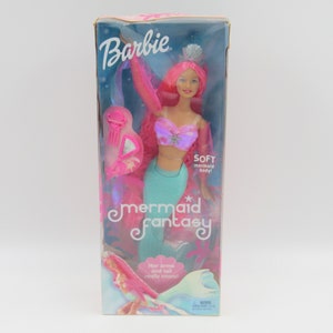 stereo Microprocessor Luchten Mermaid Fantasy Barbie Doll Mattel 2002 NRFB Read - Etsy