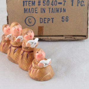 Dept 56 Snow Village Monks A Caroling, In Box