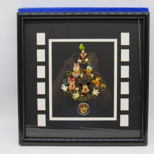 Disney WDW 1998 Disneyana Framed Set 75 Years of Love & Laughter (7 Pins)