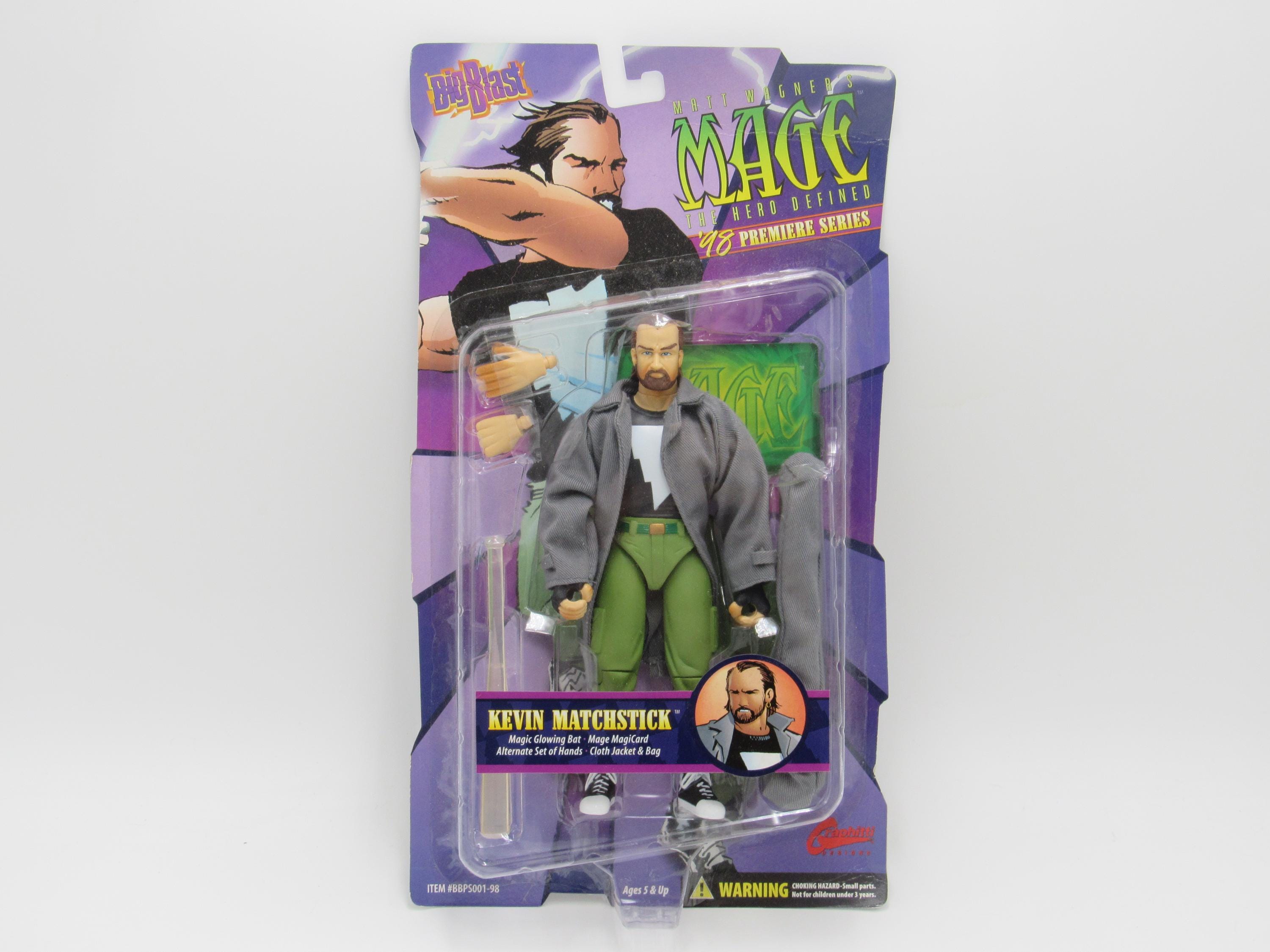   Lady Carlyle tea “set” Matt Wagner's Mage Kevin Matchstick Action Figure Big Blast 1998