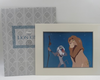 Walt Disney The Lion King Exclusive Commemorative Lithograph 1995