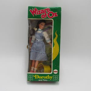 Mego Wizard of Oz Dorothy and Toto 8&quot; Doll with Box Vintage 1974 - B