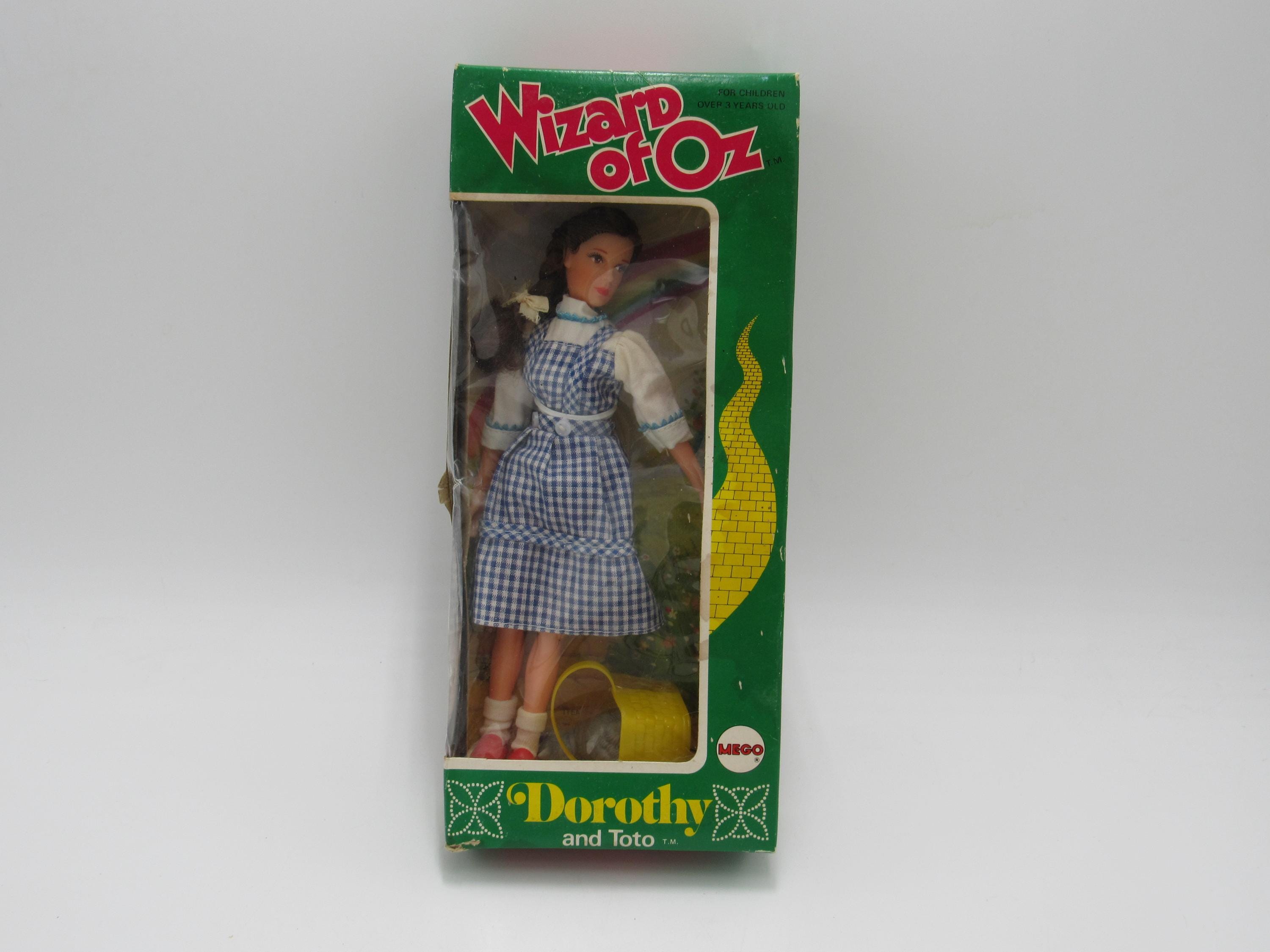 ♡Mego（ミーゴ）社製の1974年製『オズの魔法使い』のドロシー人形 Mego オズの魔法使い ドロシーとトト 8インチ人形 箱付き ヴィンテージ