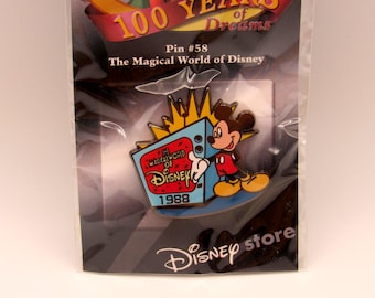 Disney Store 100 Years of Dreams #58 The Magical World of Disney Pin