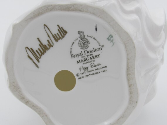 Royal Doulton Margaret HN 3496 Porcelain Figurine 1993 Artist