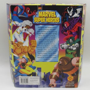 Marvel Super Heroes Spider-Man vs. Venom 10" Actionfigurset Toy Biz 1997 bild 3