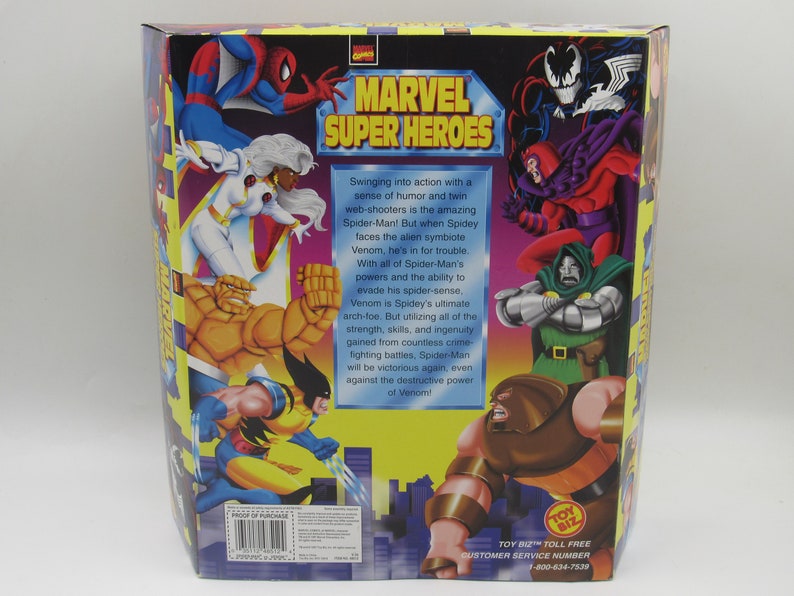 Marvel Super Heroes Spider-Man vs. Venom 10" Actionfigurset Toy Biz 1997 bild 3