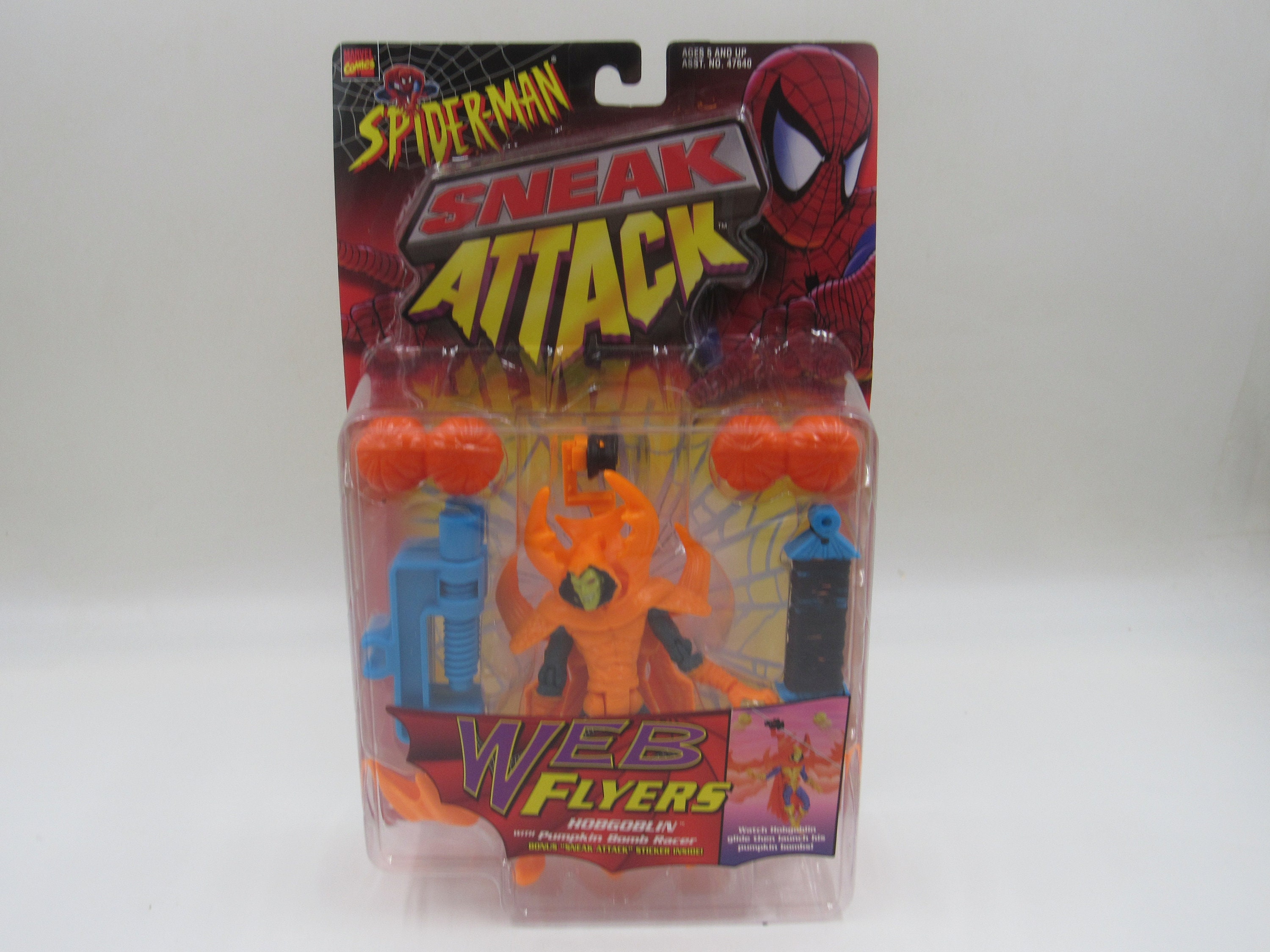 Marvel Spider-man Sneak Attack Web Flyers Hobgoblin With Pumpkin