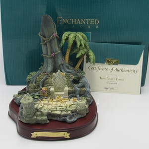 WDCC &quot;King Louie&#39;s Temple&quot; from Disney&#39;s The Jungle Book in Box with COA
