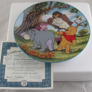 Disney Bradford Exchange &quot;A Little Fixin is Required&quot; A Honey of A Friend Series