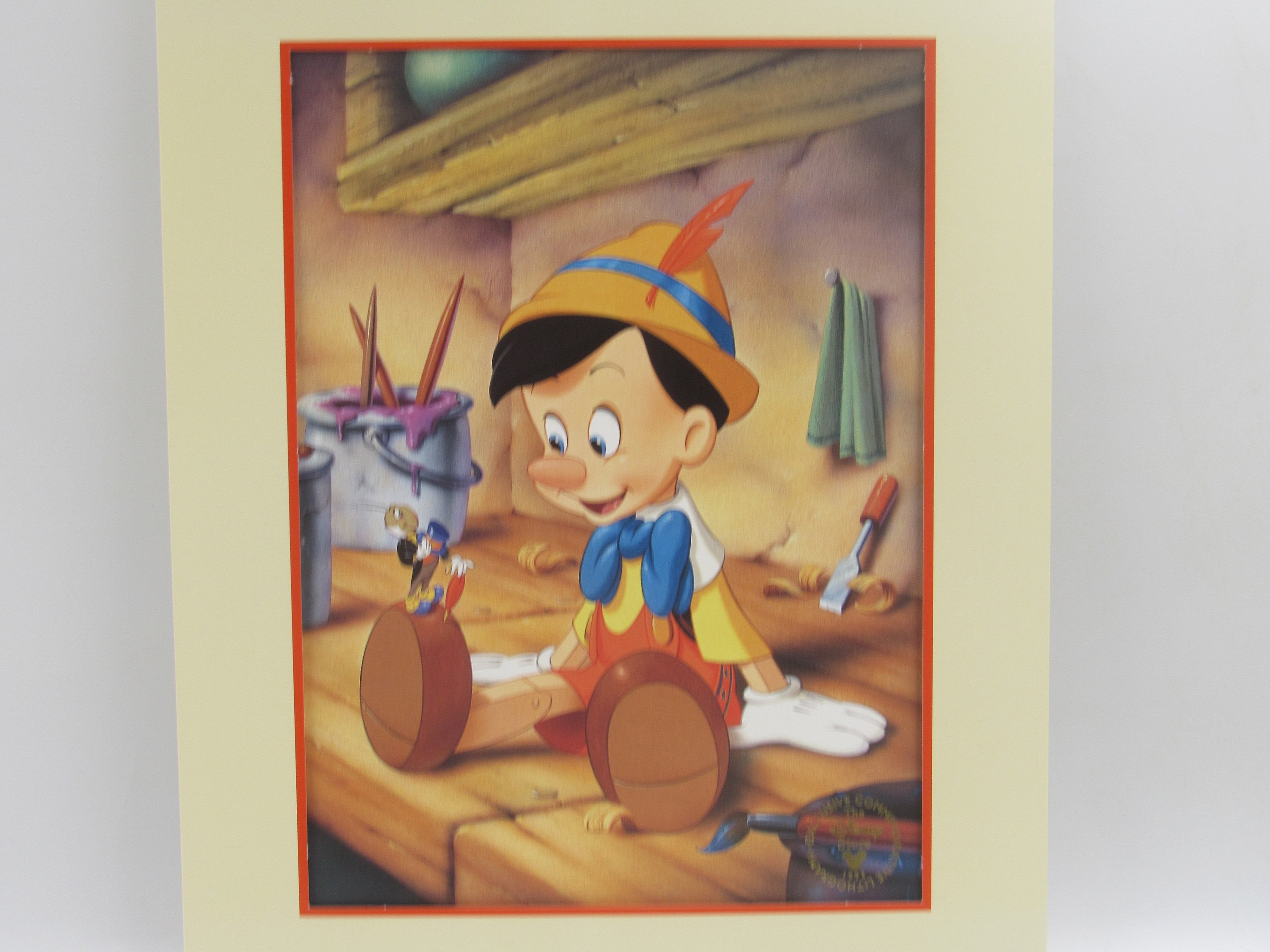 Walt Disney Pinocchio Exclusive Commemorative Lithograph 1993 - Etsy