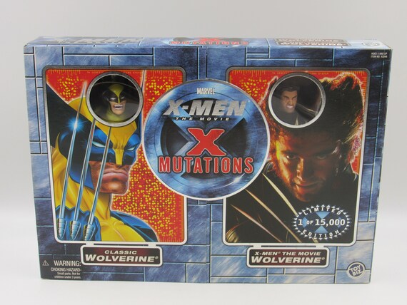 Marvel X-men the Movie X-mutations Wolverine 2 Pack Toy Biz 2000 