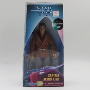 Star Trek Captain James Kirk Action Figure Collector Edition Playmates - READ