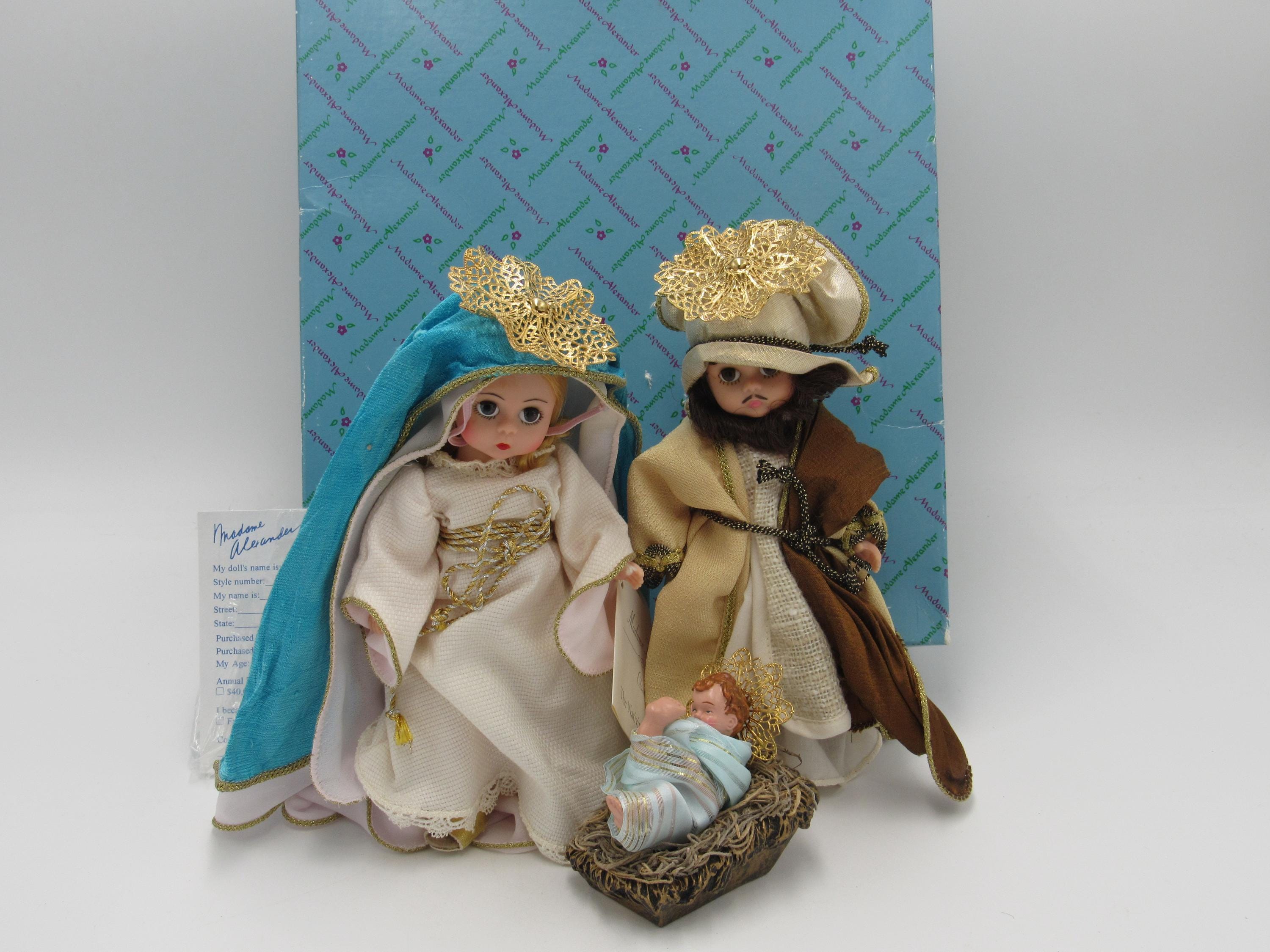 Madame Alexander Nativity Doll Set - Mary, Joseph and Baby Jesus