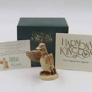 Harmony Kingdom &quot;Waddles&quot; Duck Figurine Made in England - Signed in Box