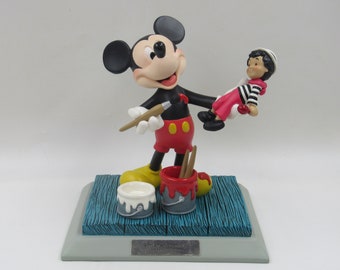 Convenção Disneyana 2000 "Um sorriso significa amizade" Estatueta do Mickey assinada