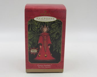 Hallmark Star Wars Episode 1 Queen Amidala Ornament Dated 1999