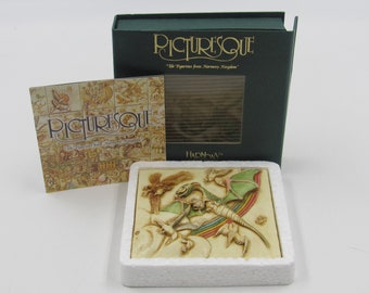 Harmony Kingdom Pittoreske Noah's Park "Whirligig Rainbow" Premiere Edition-tegel