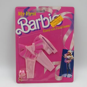 My First Barbie Easy-On Fashions 1988 Pink Ballerina Outfit #1870