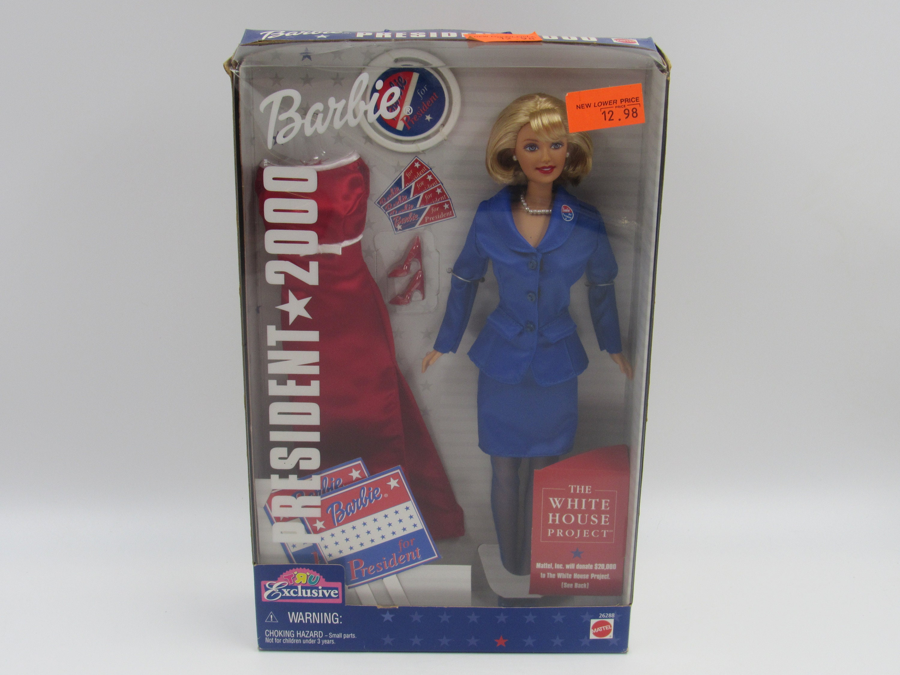 schuld Onschuld Schoolonderwijs President 2000 Barbie Doll TRU Exclusive Mattel New in Box - Etsy Denmark