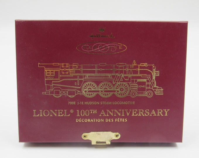 Lionel Train Hallmark Keepsake Ornament 700E Hudson Steam Locomotive Lionel Train Hallmark Keepsake Ornament 700E Hudson Steam Locomotive