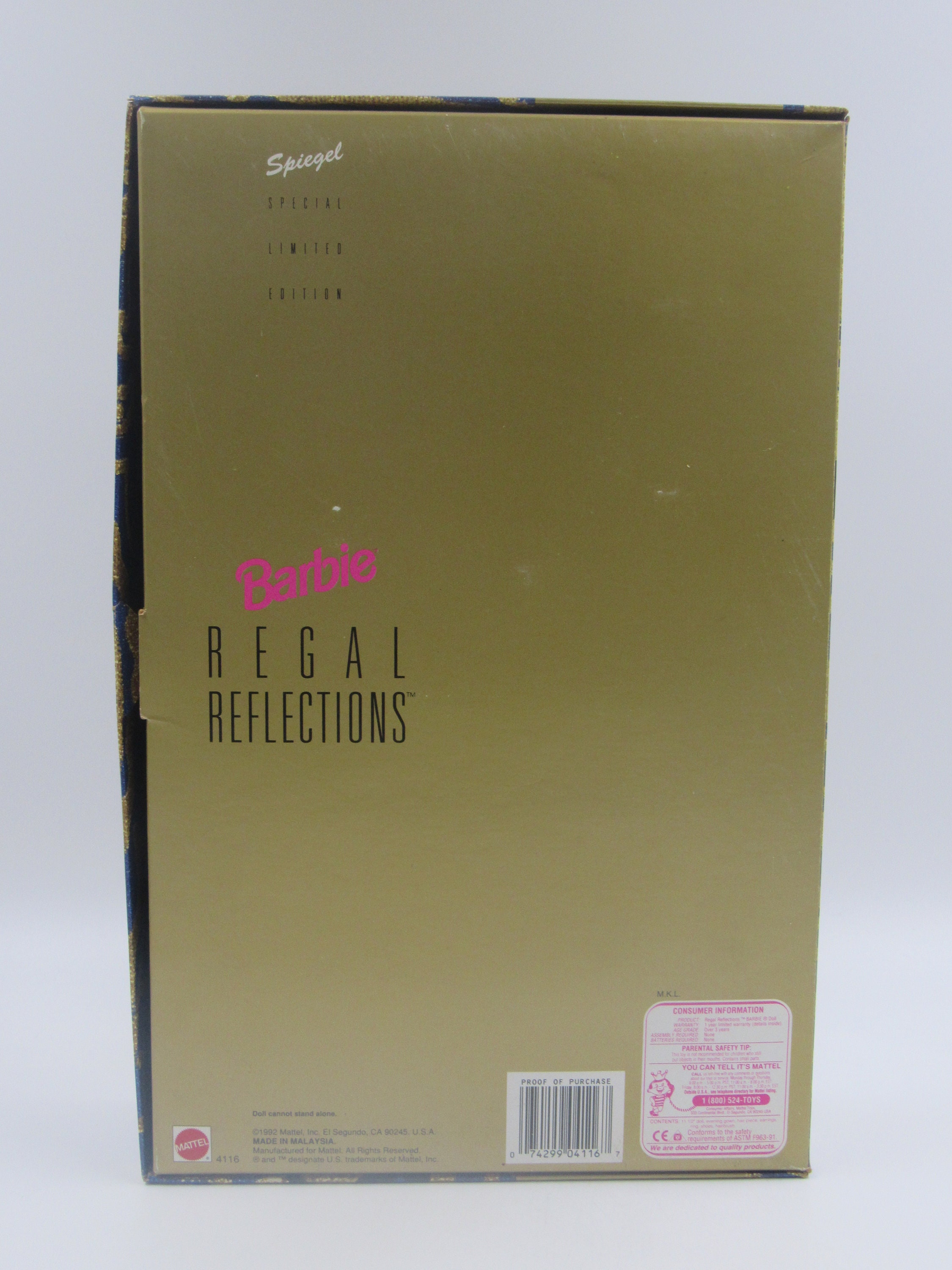 BARBIE REGAL REFLECTIONS - 1992 - SPIEGEL SPECIAL LIMITED EDITION