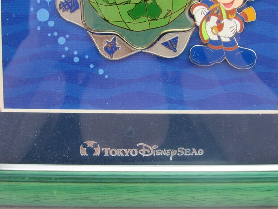 Disney Tokyo Disney Sea Framed Pin, Grand Opening, Sept 4, 2001 - Etsy