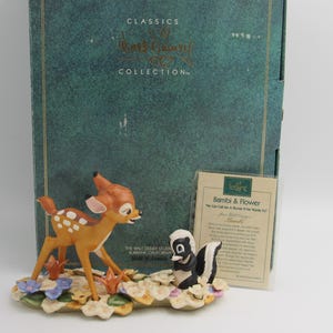 WDCC &quot;He Can Call Me Flower if He Wants Too&quot; from Disney&#39;s Bambi in Box