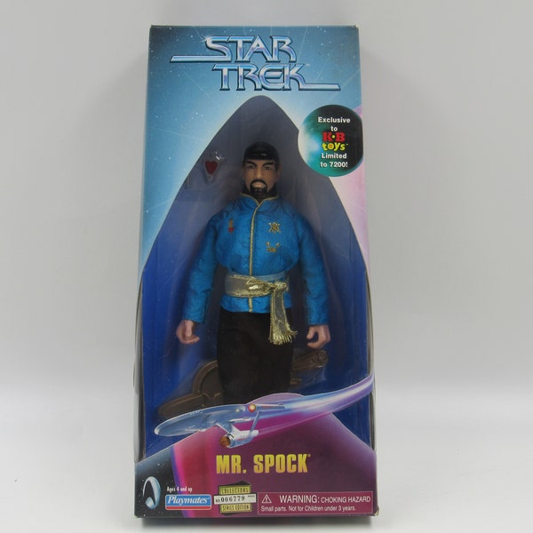 Star Trek Mr. Spock Action Figure Playmates KB Toys Exclusive