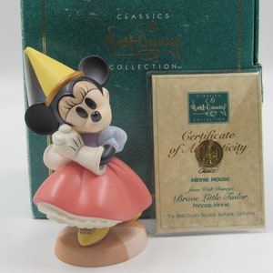WDCC &quot;Princess Minnie&quot; Minnie Mouse from Disney&#39;s Brave Little Tailor in Box COA