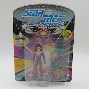 Star Trek The Next Generation Commander Deanna Troi Action Figure Autographed Playmates