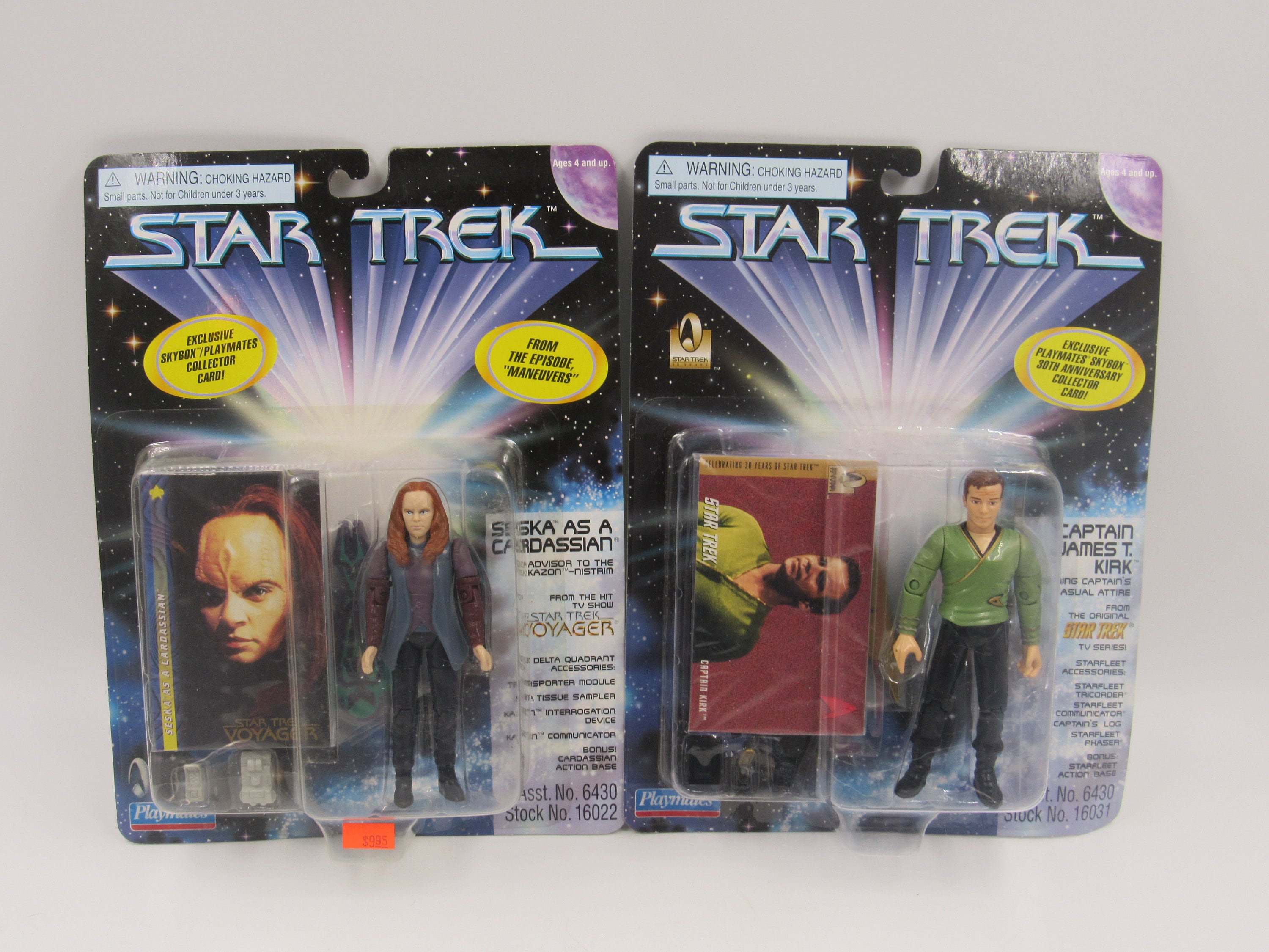 スタートレック アクションフィギュア 6体セット プレイメイツ 95-97