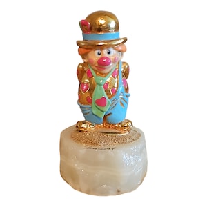 Ron Lee Clown Pudge &quot;I Love You With All My Hearts&quot; 1994 Figurine