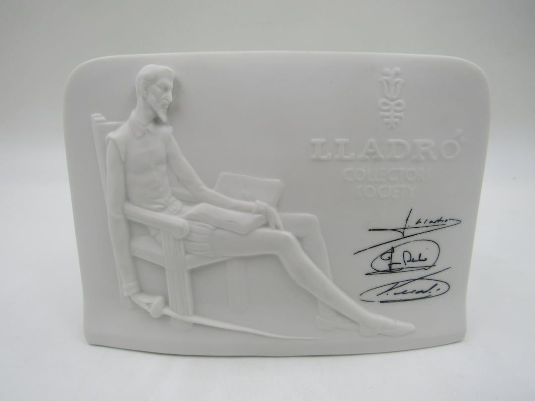 【希少】リヤドロ コレクターズ ソサエティ プレート（ドン・キホーテ） 希少】リヤドロ コレクターズ ソサエティ プレート（ドン・キホーテ