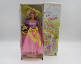Spring Blossoms Barbie Doll Avon Exclusive Special Edition Mattel 1995 Nuevo