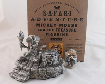 Disneyana Safari Adventure Convention 1999 Mickey Mouse and the Treasure Figure
