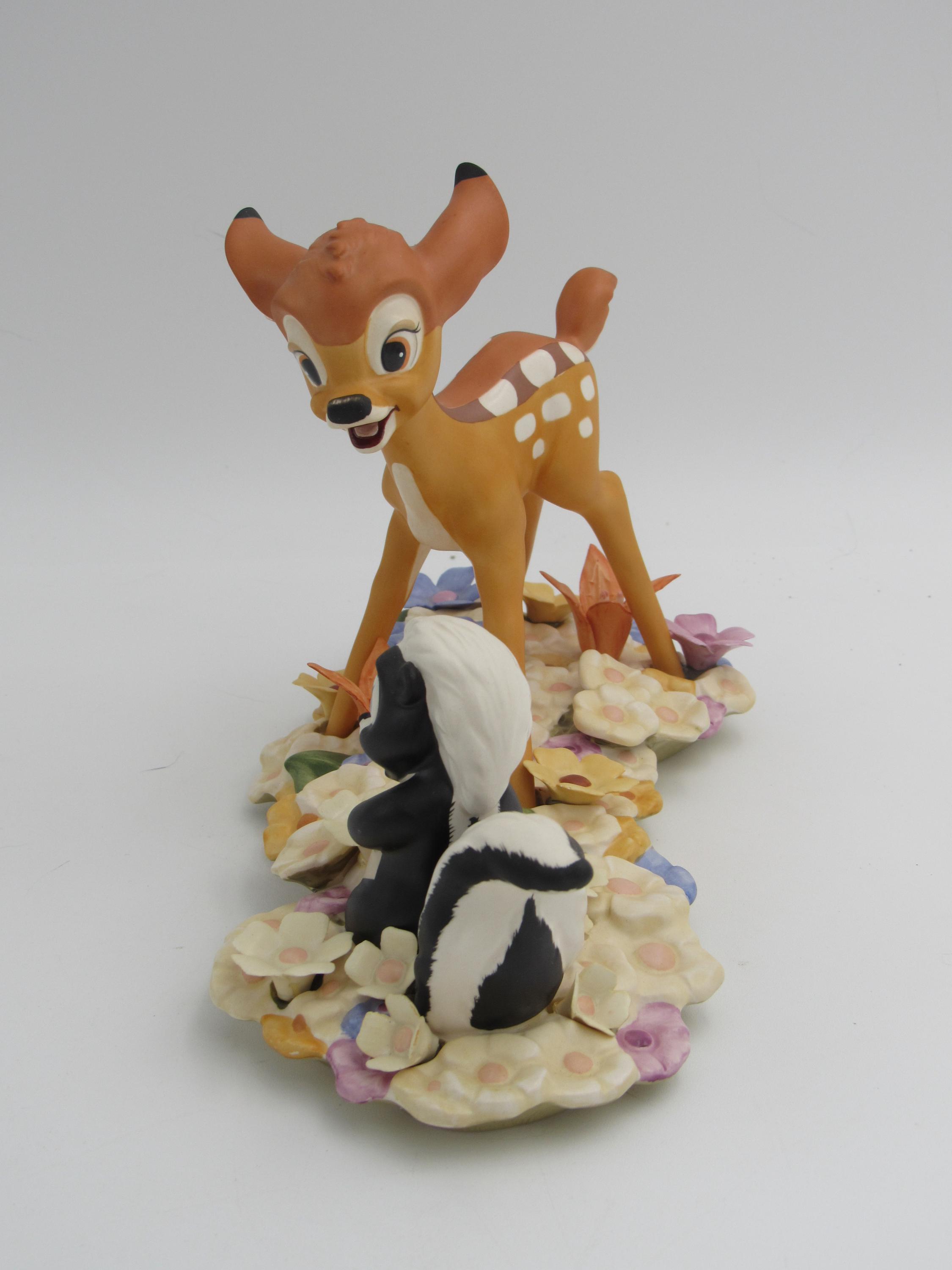 WDCC Bambi and Flower Figurine: 