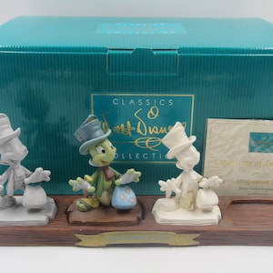 WDCC &quot;From Imagination to Reality&quot; Jiminy Cricket Progression in Box with COA