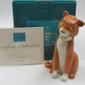 WDCC &quot;O&#39;Malley the Alley Cat&quot; from Disney&#39;s The Aristocats in Box with COA
