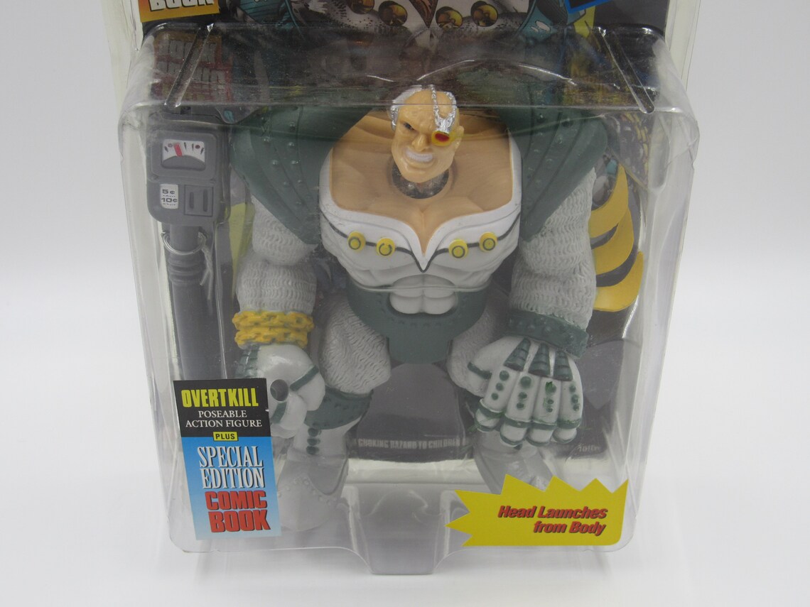 Spawn Series 1 Overtkill Action Figure W/ Comic Todd's Toys 1994 - Read ...