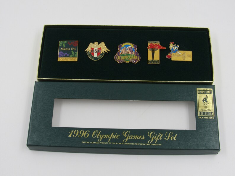 1996 Olympic Games Pins a Symbol of Unity and National Pride